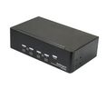 4-Port Dual DisplayPort KVM Switch with Audio and USB Hub, 3840 x 2160, DisplayPort - USB-A