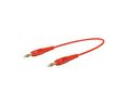 Test Lead PVC 19A Brass 500mm 1mm² Red