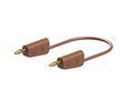Test Lead PVC 32A Zinc Copper / Gold-Plated 500mm 2.5mm² Brown
