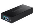 PoE Injector, 10Gbps, 90W, RJ45 Ports 2, PoE Ports 1