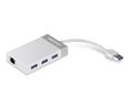 USB Hub, USB-A Plug, 3.0, USB Ports 3, USB-A Socket / RJ45 Socket