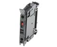 W Series Black Fused DIN Rail Terminal, 4mm², Single-Level, Screw Termination, Fused