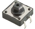 Kurzhubtaster 50 mA 12 VDC Tastend 1 Schliesser 1.57N Durchsteckmontage WS-TATV