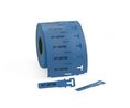 HellermannTyton, 556-80586 TAGPU12X74-LOOP-PUR-BU TAGPU Cable MarkerBlue Reel of 500 pieces