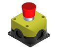 Pull to Release Emergency Stop Push Button, Through Hole, 2 NC, IP65