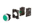 Eaton M22 Series Illuminated Push Button, Momentary, 50mm Cutout, Green LED, IP67