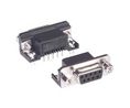 L-Com SD9 9 Way Right Angle Screw D-Sub ConnectorFemale, with Jack Screw
