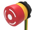 EAO Twist Release Emergency Stop Push Button, Panel Mount, 22.3mm Cutout, DPST, IP65, IP66, IP67