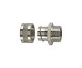 Rigid Conduit Fitting, 32 mm Nominal Size, M32, Nickel Plated Brass, Grey IP54 rating