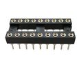 2.54mm Pitch 18 Way, Through Hole Turned Pin IC Dip Socket, 3A