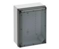 Spelsberg Grey Polycarbonate General Purpose Enclosure, IP66, IP67, IK09, Transparent Lid, 400 x 300 x 180mm