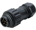 Circular Connector, 7 Contacts, Cable Mount, Socket, Male, IP67 Contacts