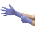 Ansell 93-843 Purple Powder-Free Nitrile Disposable Gloves, Size 8.5-9, Large, 100 per Pack, 100 ST