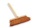 SAM Broom With Natural Coco Bristles for Cleaning