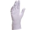 Delta Plus COB40 White Cotton Mechanical Protection Work Gloves, Size 7, Pack of 12 pairs