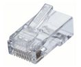 Ideal Industries Plug Telecom Connector, FT-45, 1 Way Feed Through Termination, Male, Pack of 25 pieces