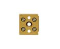 Terminal Strip, Brown, 32A, 400V, Poles - 4, Pack of 24 pieces