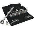 Ratchet Spanner Set, Ergonomisch, 1/2", 28Stück