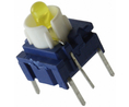 Tactile Switch 50 mA 24 VDC Momentary Function 1NO 3N Through Hole 3F