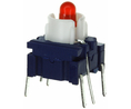 Tactile Switch 50 mA 24 VDC Momentary Function 1NO 3N Through Hole 3F