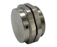Tryckutjämningsplugg M40 40.5mm IP66 / IP68 Mässing Silver