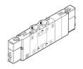 Solenoid Operated Valve 5/3 G1/8" 8bar Air