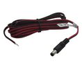 DC-Anschlusskabel, 2.5x5.5x9.5mm Stecker - Offene Enden, Gerade, 2m, Schwarz/rot