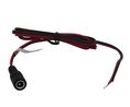 DC-Anschlusskabel, 2.1x5.5x9.5mm Buchse - Offene Enden, Gerade, 1m, Schwarz/rot
