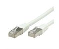 Patch Cable, RJ45 Plug - RJ45 Plug, CAT6, S/FTP, 7m, White