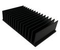 Heat Sink Black Anodised 0.48W/°C 200x165.5x40.6mm