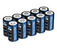 Lithium Battery, 3V, CR2, Lithium, Pack of 10 pieces