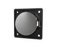 Wall Rocker Switch Glossy INTEGRO 1x ON-OFF Flush Mount 16A 250V Chrome