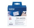 Label Tape, Paper, 62mm x 30.48m, White