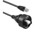 Patch Cable, RJ45 Plug - RJ45 Plug, CAT6a, Shielded, 5m, Black