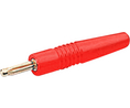 Banana Plug Insulated Unshrouded 2 mm Gold 20A Soldering Red