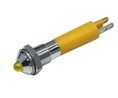 LED Indicator, Yellow, 6mcd, 24V, 6mm, IP67