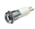 LED Indicator, White, 1.35cd, 24V, 14mm, IP67