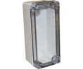 Knock Out Enclosure X6 80x180x70mm Grey / Transparent ABS IP66 / IP67