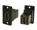 Feed-Through Adapter, CSK Mounting Holes, HDMI Socket - HDMI Socket