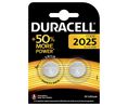 Button Cell Battery, Lithium, CR2025, 3V, 150mAh, Pack of 2 pieces