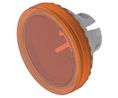 Cache pour diffuseur d'interrupteur Rond 19.7mm Orange transparent Plastique Série EAO 84