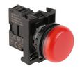 Eaton, RMQ-Titan, Flush Mount, Rear, Surface Mount Red LED Indicator, 22mm Cutout, IP69K, Round, 12 ... 30V ac/dc