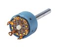 01 Series Selector Switch, Shorting, 4 Poles, 3 Positions, 30°, Soldering Lugs