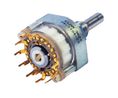 04 Series Selector Switch, 1 Wafer, Non-Shorting, 1 Poles, 12 Positions, 30°, PCB Pins