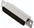 High Density D-Sub Connector, Plug, DB-44, Soldering Lugs / Solder Cup