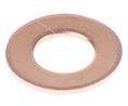 Copper Plain Washers, M10, DIN 7603A, Stainless Steel