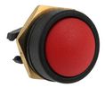 Pushbutton Switch Momentary Function 1NO Panel Mount Red