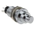 EOZ Push Button Switch, Momentary, Panel Mount, 10.2mm Cutout, SPDT, 12 - 220V ac