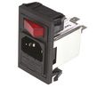 Power Inlet with Switch, 6A, 250V