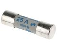 SIBA 25A Ceramic Cartridge Fuse, 10 x 38mm, 5 ST